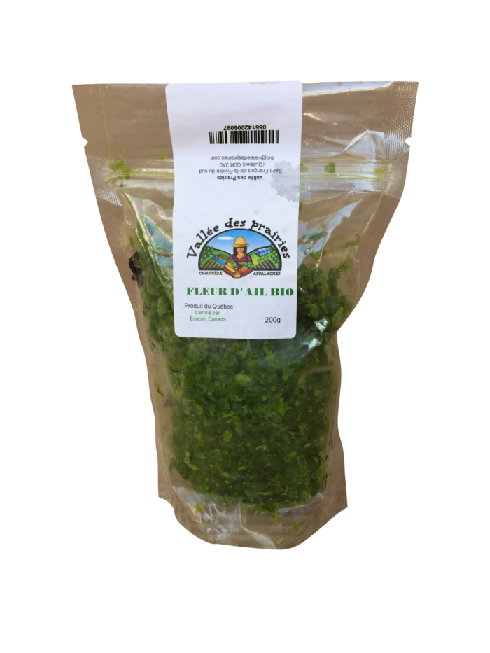 Fleurs d'ail bio haché congelé 200 g