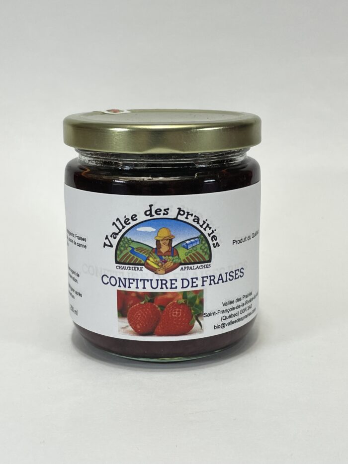 Confiture de fraises 250ml