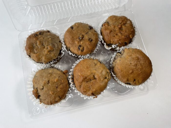 Muffins melon miel et fraises pqt.6